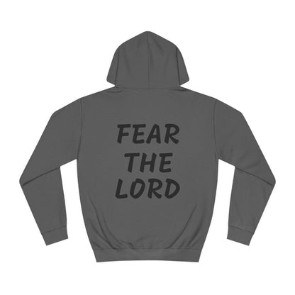 Fear the Lord print Hoodie