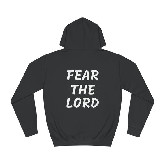 Fear the Lord print Hoodie